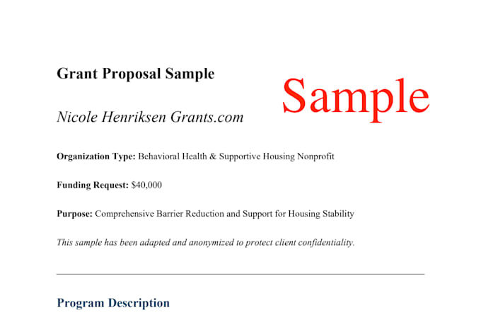 write a compelling nonprofit grant proposal